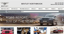 Desktop Screenshot of bentleynorthbrook.com