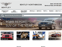 Tablet Screenshot of bentleynorthbrook.com